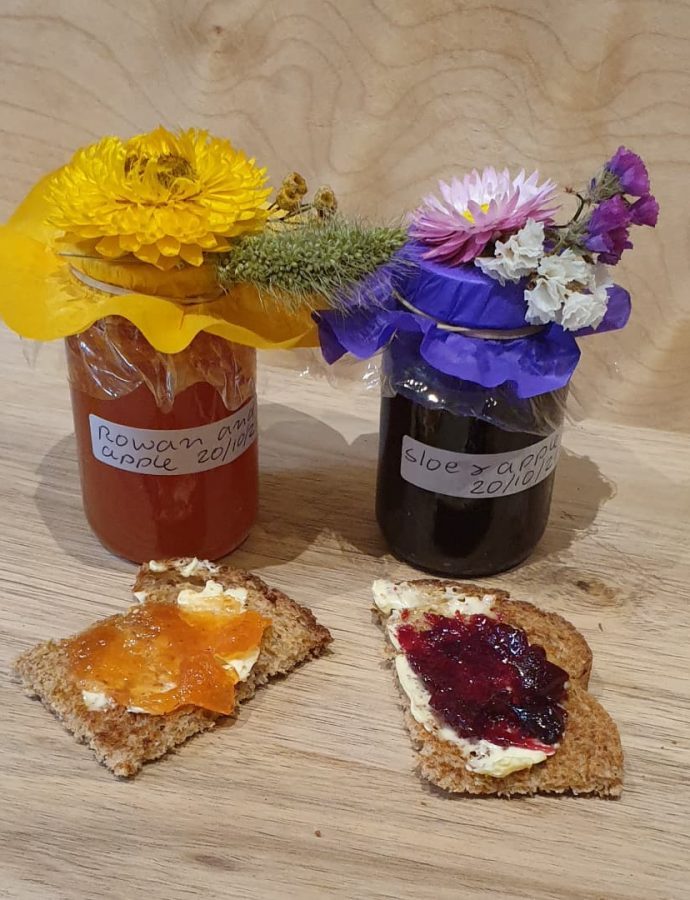 Locally foraged jam with a floral twist.🌼